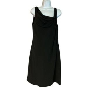 Armani Collezioni Black Silk Dress 10 - image 1